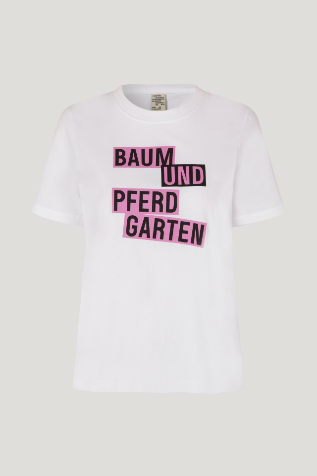 Jawo T-shirt Pink Cyclamen Baum This classic t-shirt features short sleeves and a crew neck - front image
