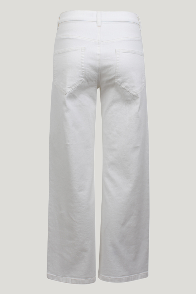Nola Jeans White Denim  - back image