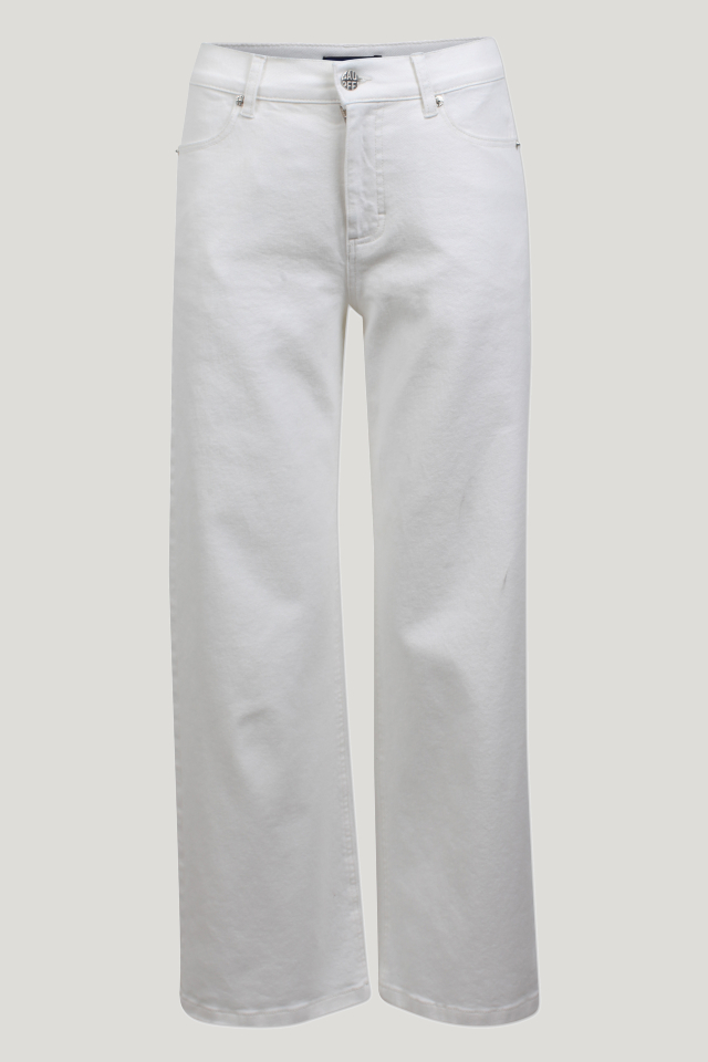 Nola Jeans White Denim  - front image