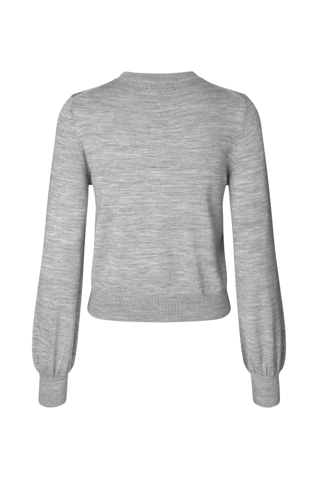 Calynn Vest Grey Melange  - back image
