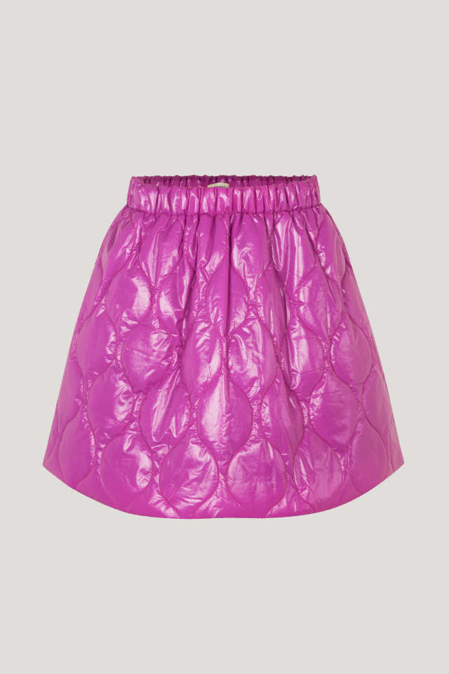 Sierra Falda Radian Orchid Esta minifalda acolchada cuenta con cintura elástica y bolsillos laterales - front image
